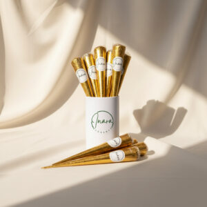 Organic Henna Cones - 12 (Brown)